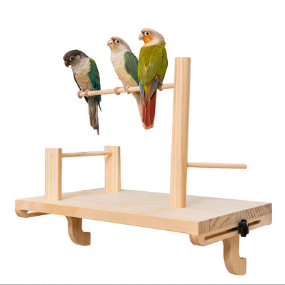 Adjustable Window Bird Perch Stand